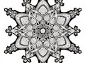 Coloring adult oriental mandala 2