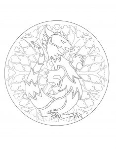 Mandala dragão - 1