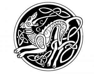 Mandala de criatura celta