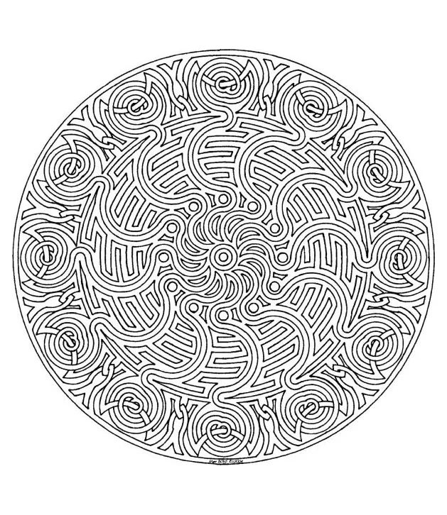Mandala-a-colorier-difficile (15) (Mandalas de Nível de Dificuldade : Difícil)