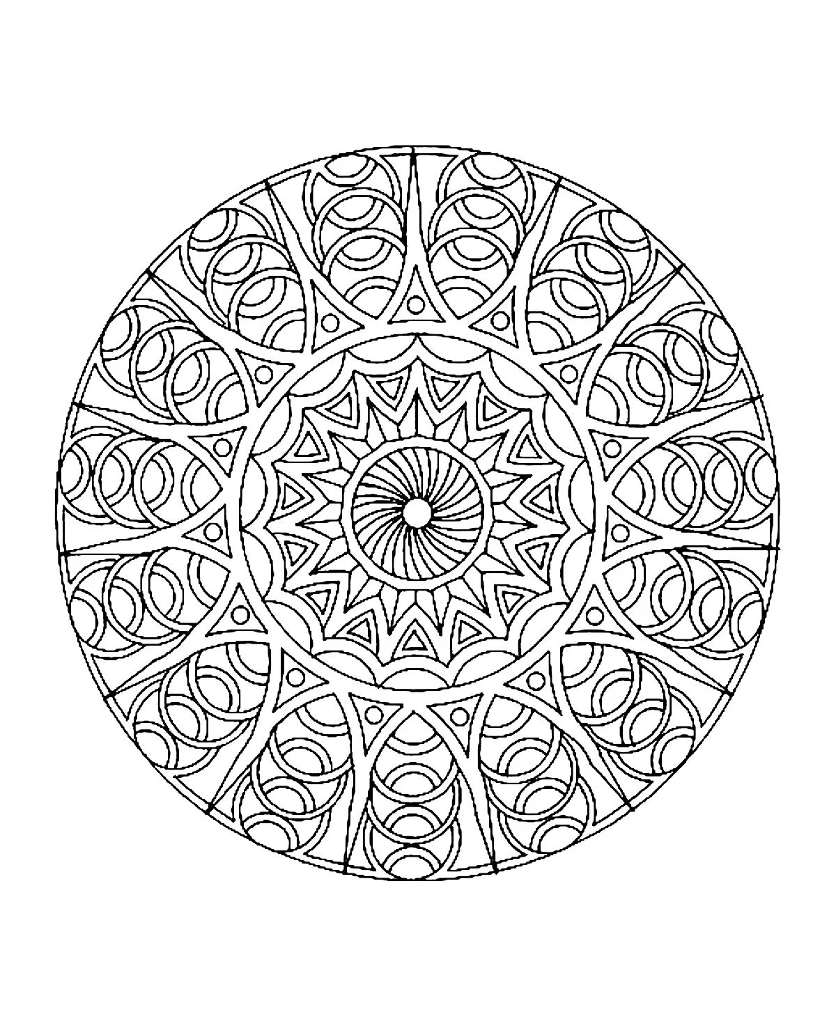 Mandala-a-colorir-adulto-difícil (4) (Mandalas de Nível de Dificuldade : Difícil)