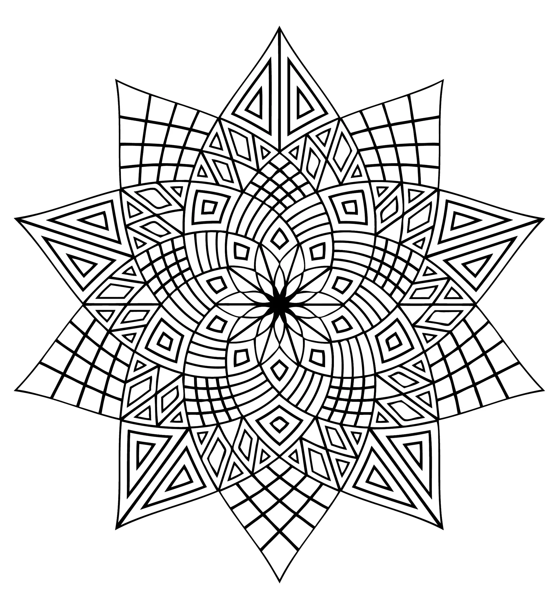 Mandala-a-colorir-adulto-difícil (23) (Mandalas de Nível de Dificuldade : Difícil)