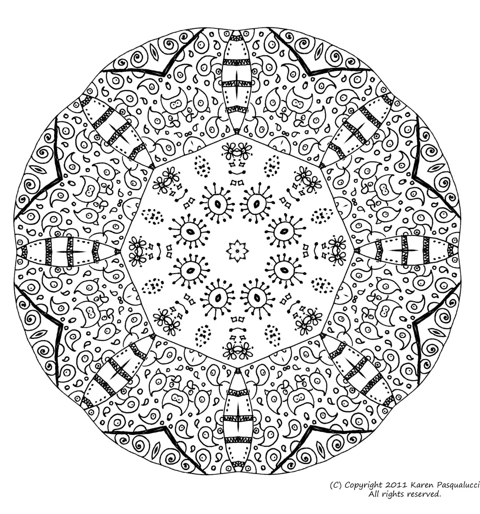 Mandala-a-colorista-adulto-difícil (16) (Mandalas de Nível de Dificuldade : Difícil)