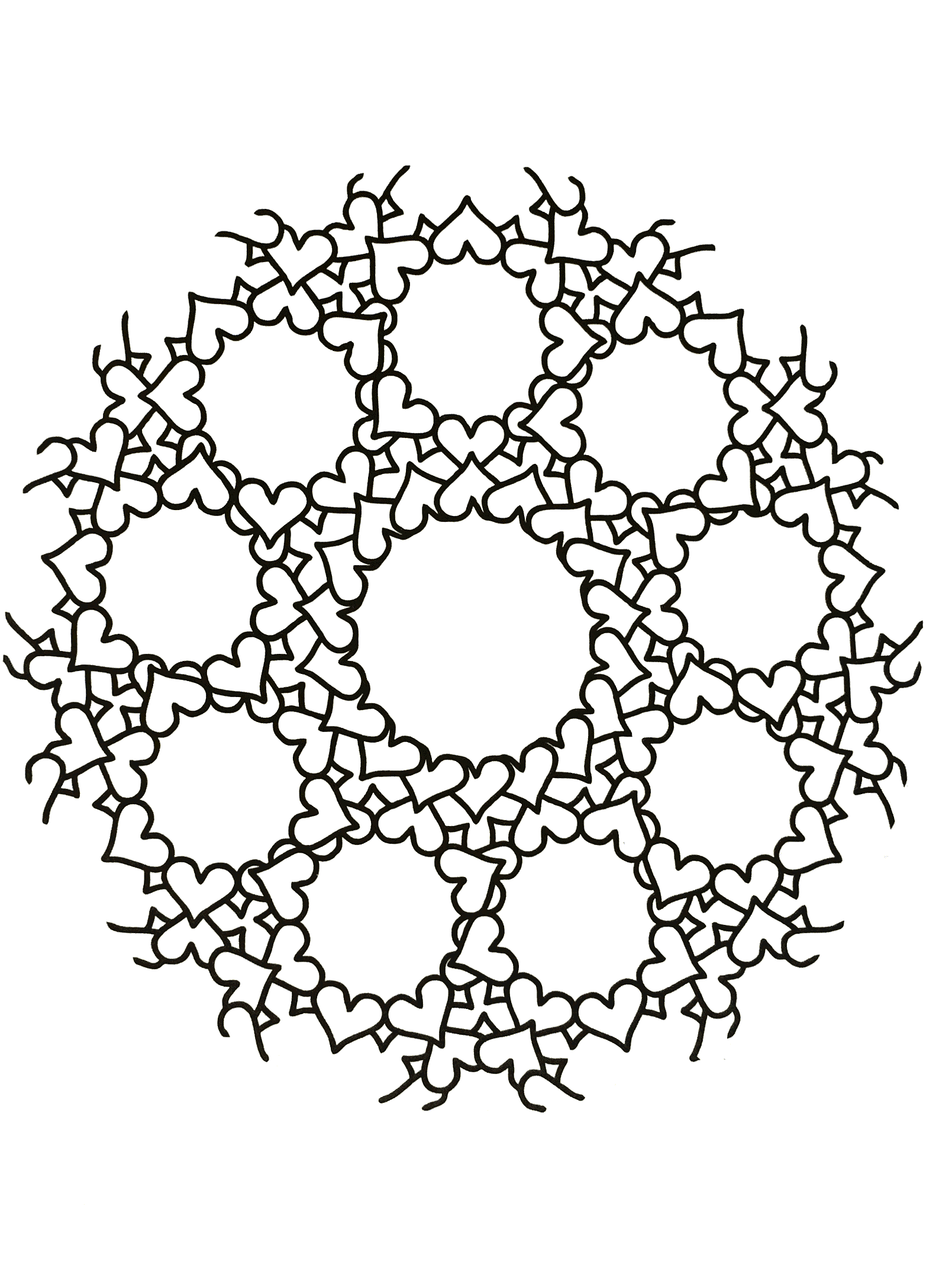 Mandalas-a-imprimer-gratuit (26) (Mandalas de Nível de Dificuldade : Difícil)