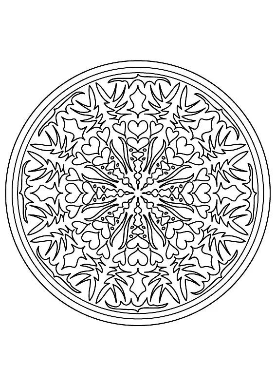 Mandala-a-colorista-adulto-difícil (26) (Mandalas de Nível de Dificuldade : Difícil)