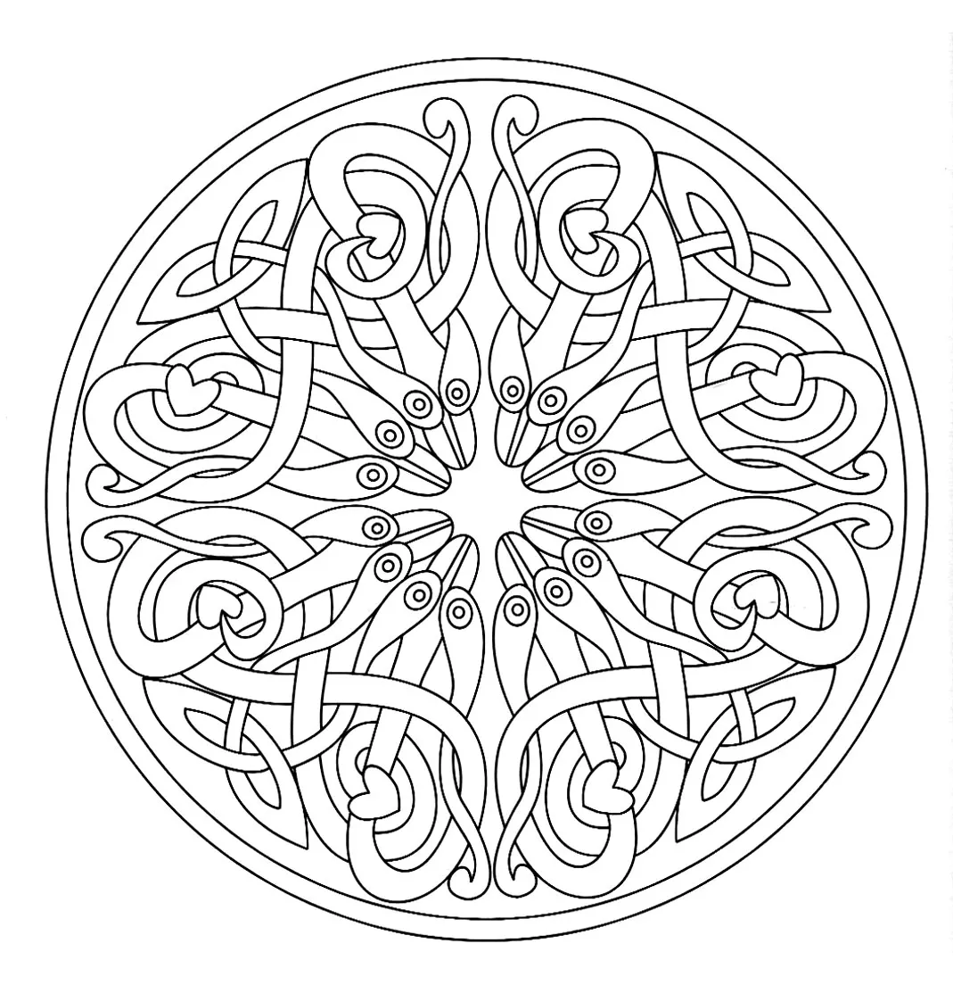 Mandala-a-colorista-adulto-difícil (17) (Mandalas de Nível de Dificuldade : Difícil)