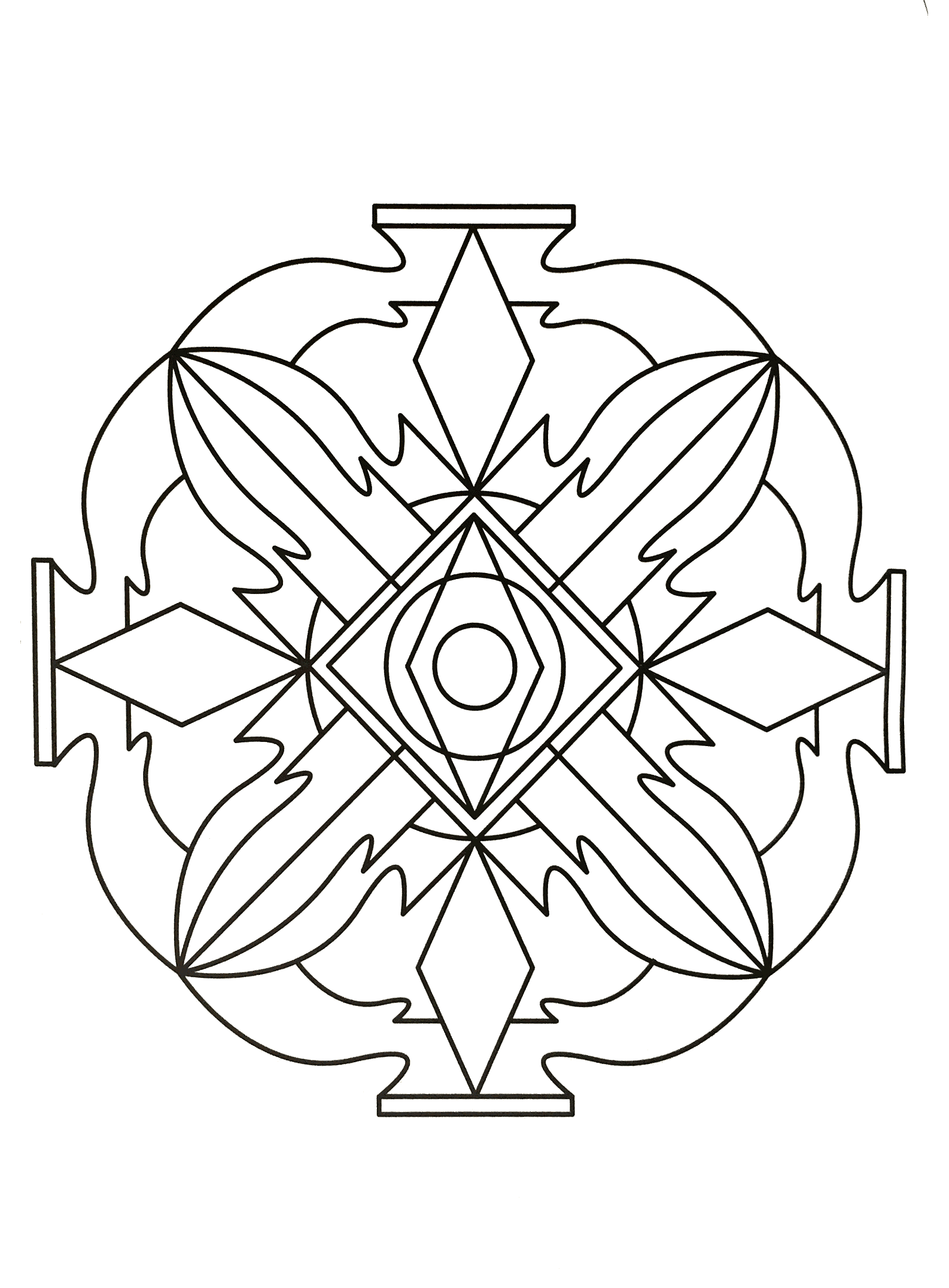 Mandalas-a-imprimer-gratuit (28) (Mandalas de Nível de Dificuldade : Difícil)