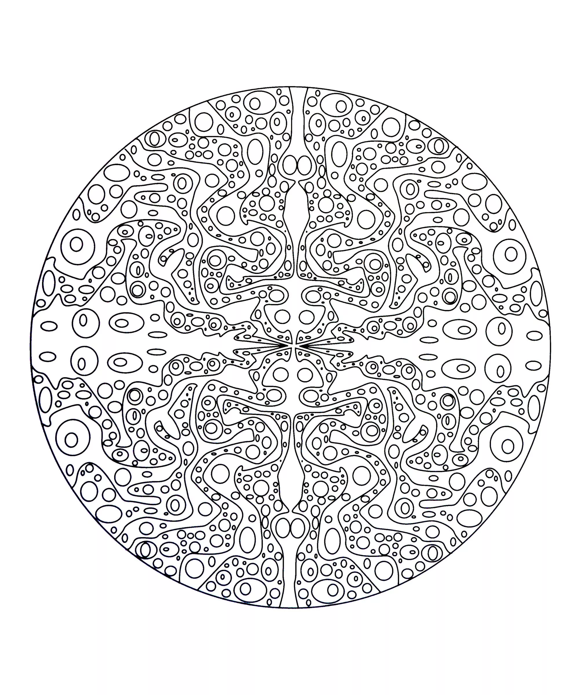 Mandala-a-colorier-difficile (30) (Mandalas de Nível de Dificuldade : Difícil)