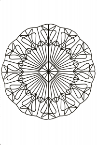 Mandala Livre Com Formas Harmoniosas