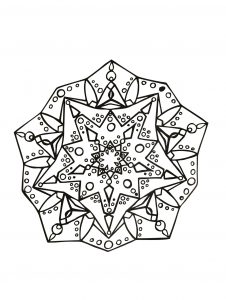 Mandala Desenhada à Mão