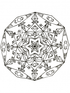 Mandala Com Estrelas
