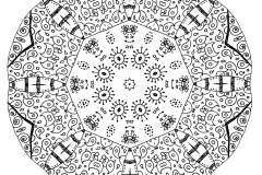Mandala A Colorista Adulto Difícil  16 