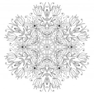 Mandala Floral única