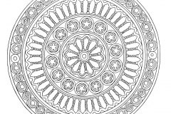 Mandala A Colorista Adulto Difícil  12 
