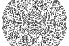 Mandala A Colorir Adulto Difícil  8 