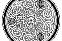 Mandala A Colorir Adulto Difícil  3 