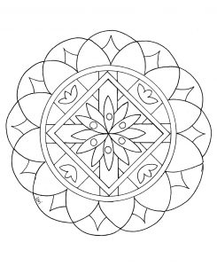 Mandala rosácea