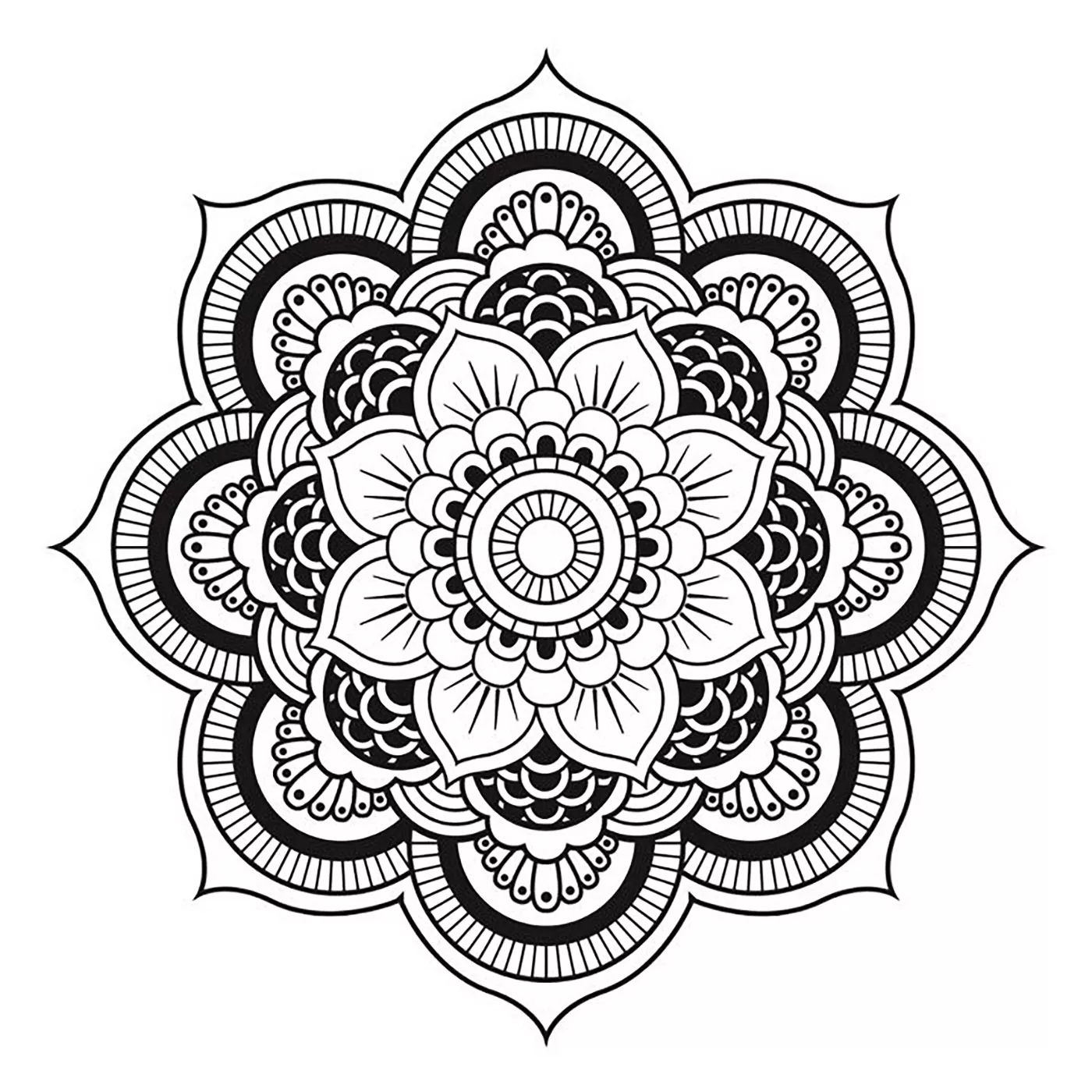 Mandala-idee-inspiração-tatouage-2 (Mandalas temáticas : Desenhos de tatuagem)