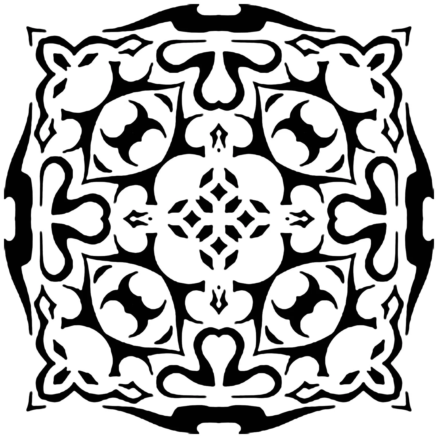 Mandala / Tatuagem tribal (Mandalas temáticas : Desenhos de tatuagem)