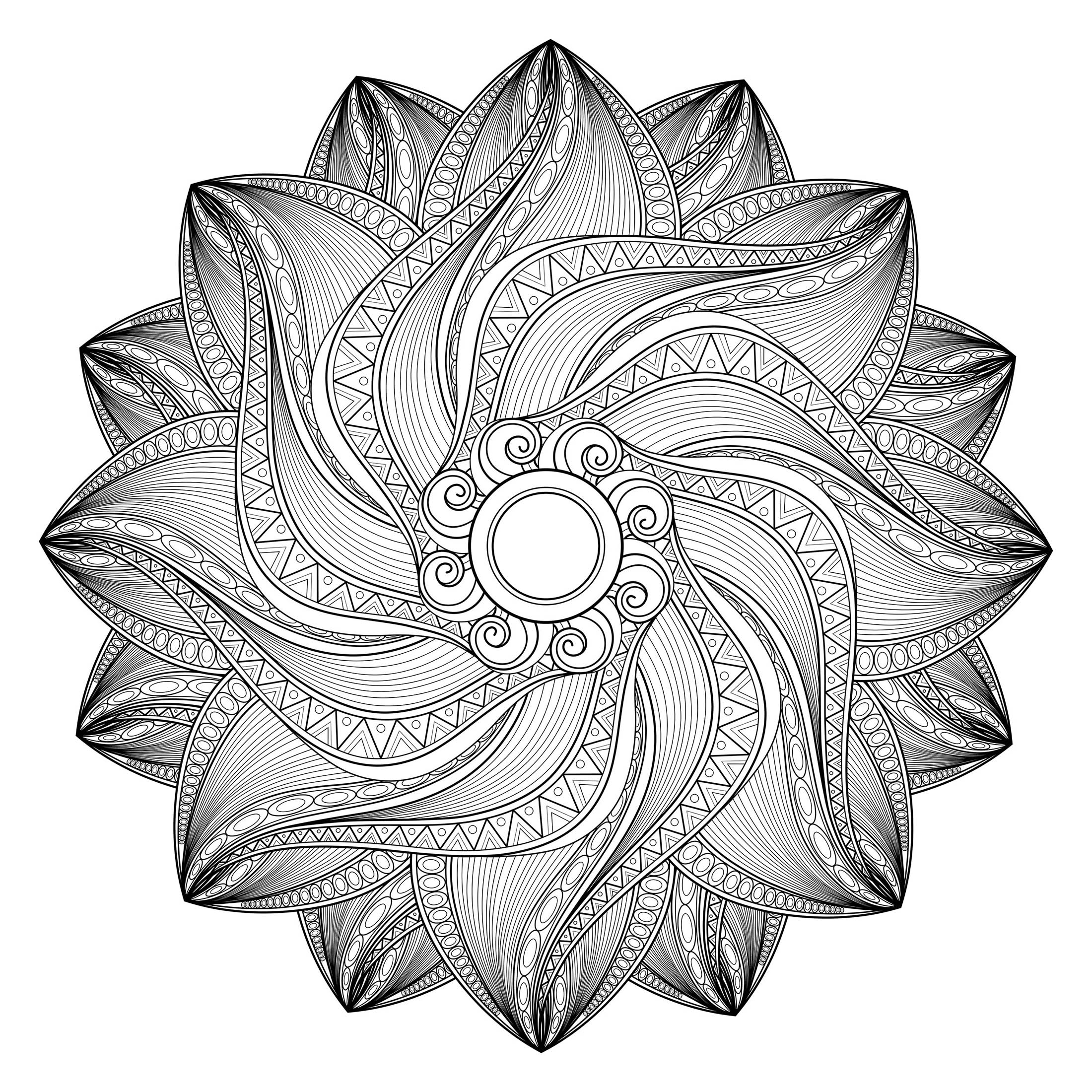 Paciência e perseverança são o que você precisa para completar este livro de colorir Mandala ultra-complicado! Uma lupa será a coisa certa para ajudá-lo a preencher cada área ... Paciência e perseverança são o que você precisa para completar este livro de colorir Mandala ultra-complicado! Uma lupa será a coisa certa para ajudá-lo a preencher cada área ...