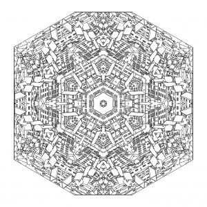 Mandala ville & harmony (Mandalas de Nível de Dificuldade : Muito difícil)