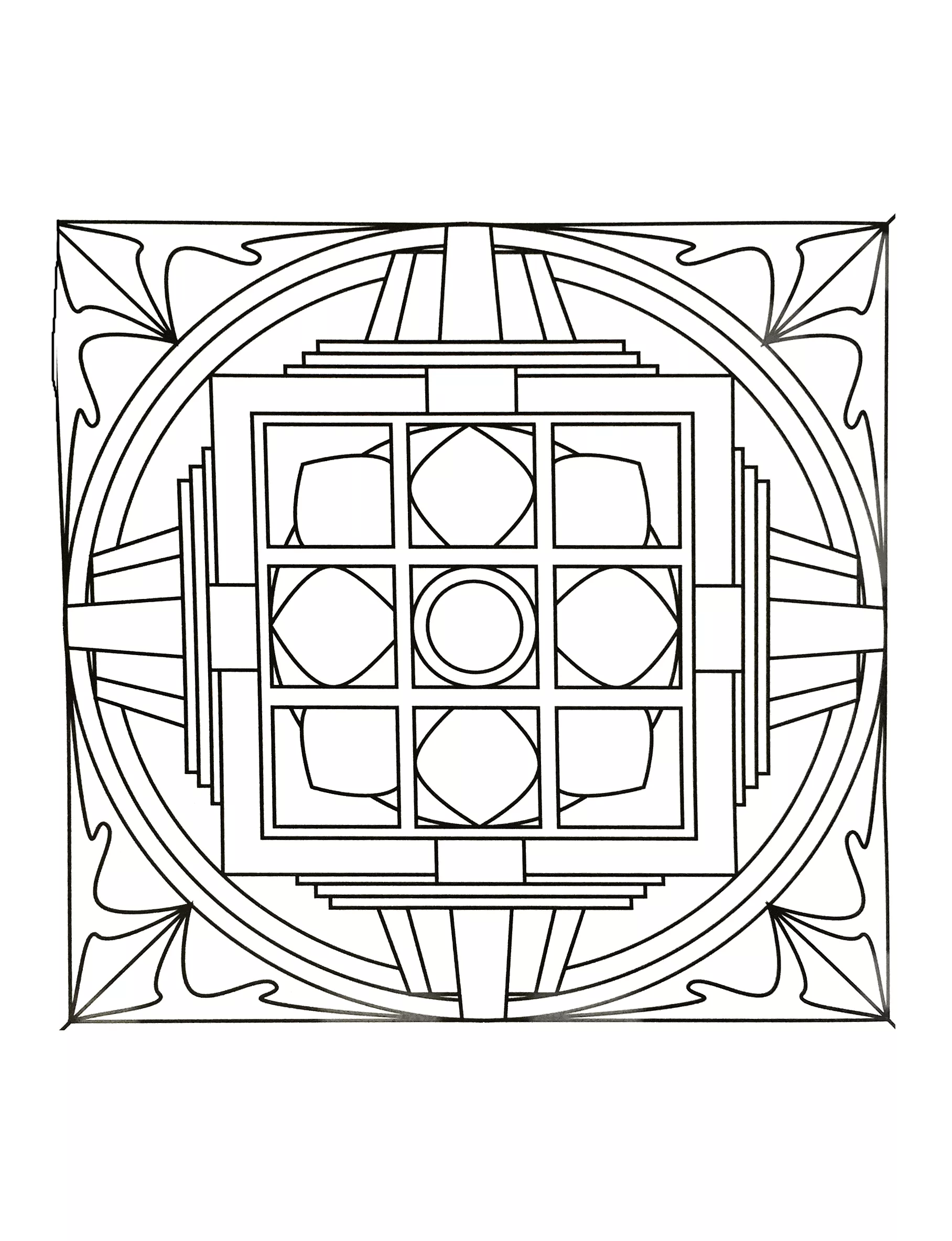 Mandalas-a-imprimer-gratuit (14) (Mandalas de Nível de Dificuldade : Normal)