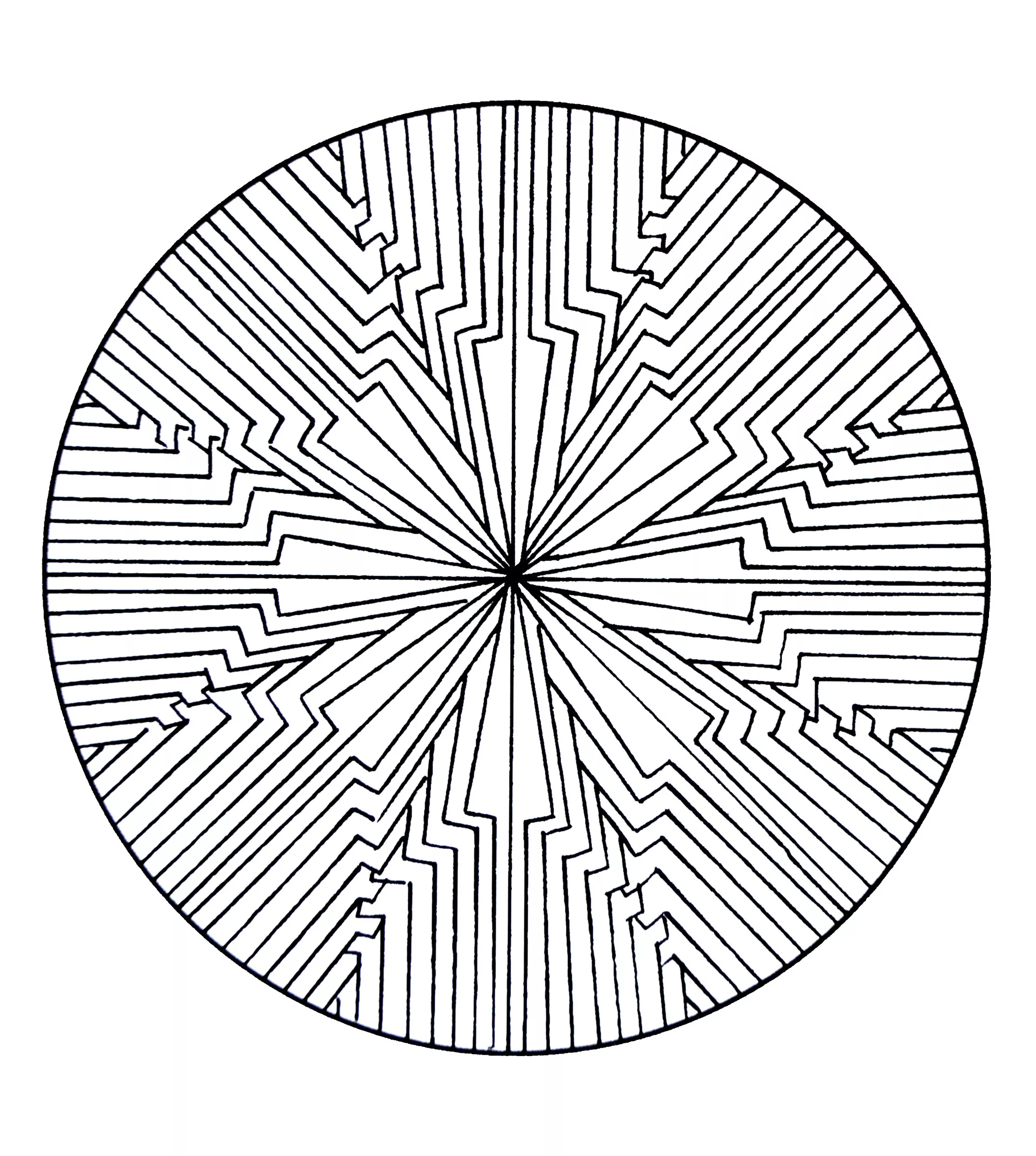 Mandala-a-colorier-gratuit-a-imprimer (11) (Mandalas de Nível de Dificuldade : Normal)