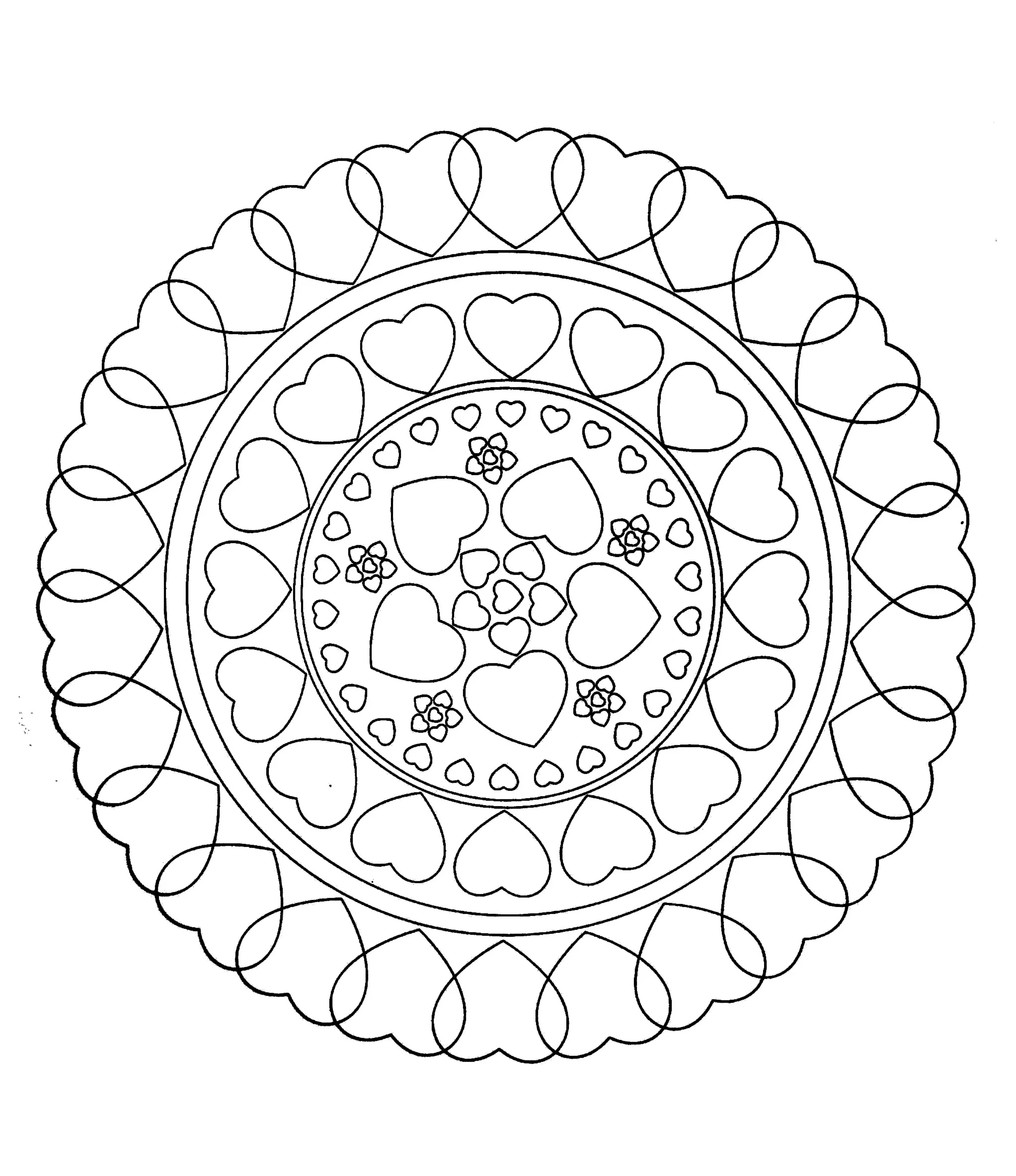 Mandala-a-colorier-gratuit-a-imprimer (16) (Mandalas de Nível de Dificuldade : Normal)