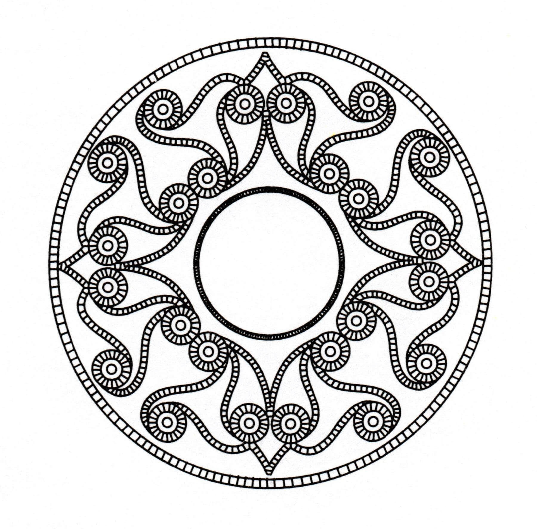 Mandala mágica (Mandalas de Nível de Dificuldade : Normal)