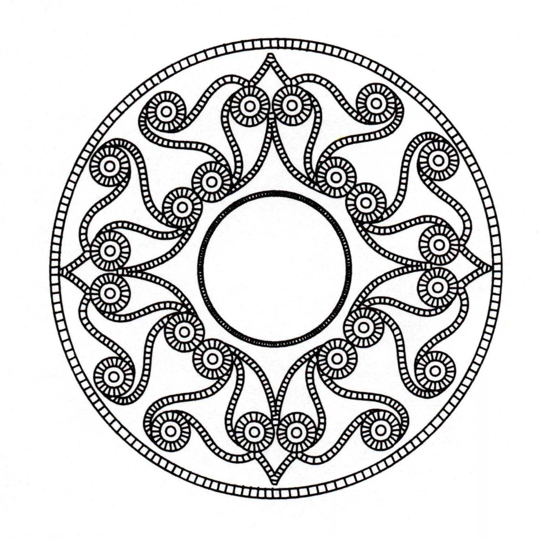 Mandala mágica (Mandalas de Nível de Dificuldade : Normal)