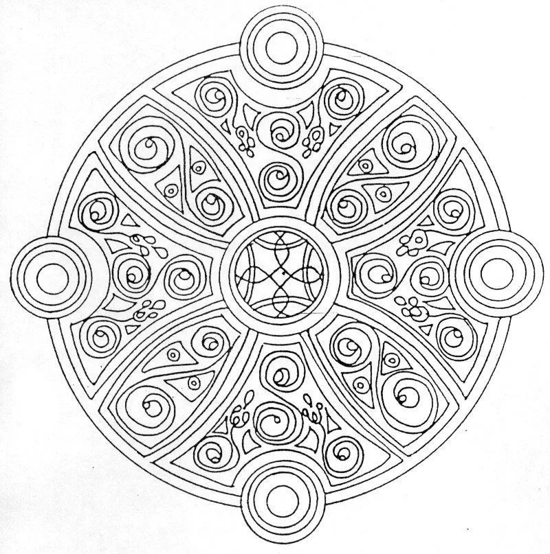 Mandala-a-colorier-gratuit-a-imprimer (19) (Mandalas de Nível de Dificuldade : Normal)