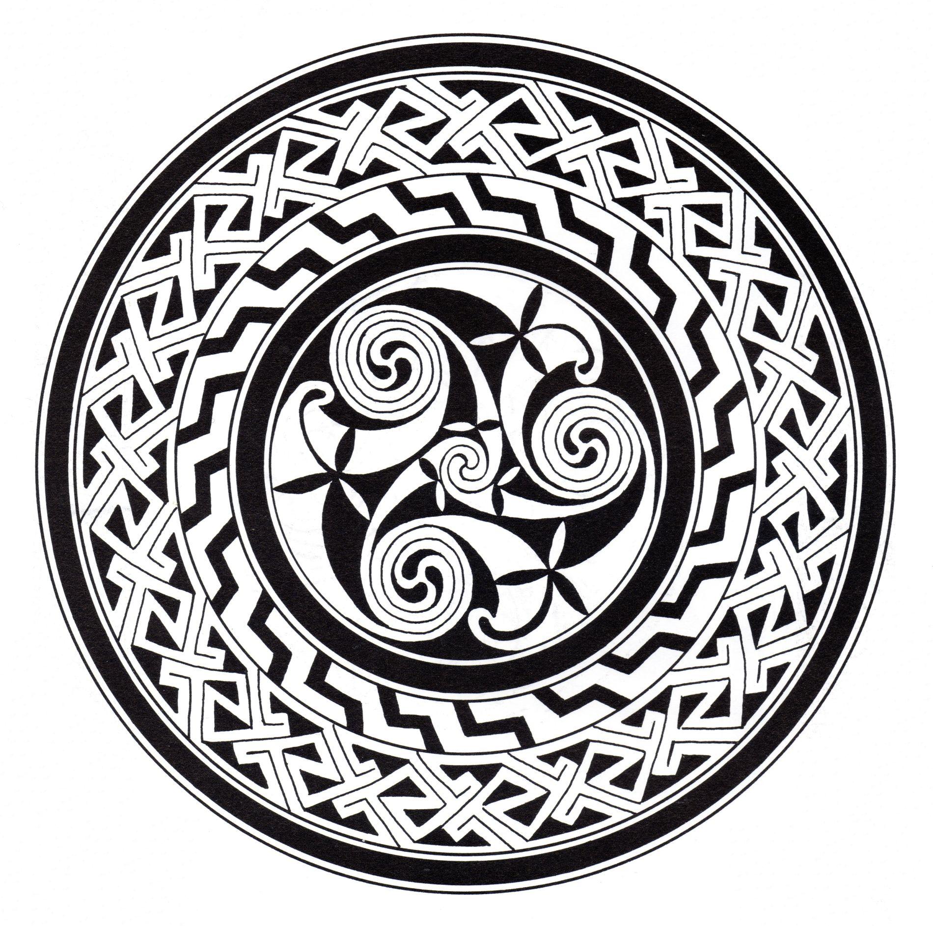 Magnífica mandala (Mandalas de Nível de Dificuldade : Normal)