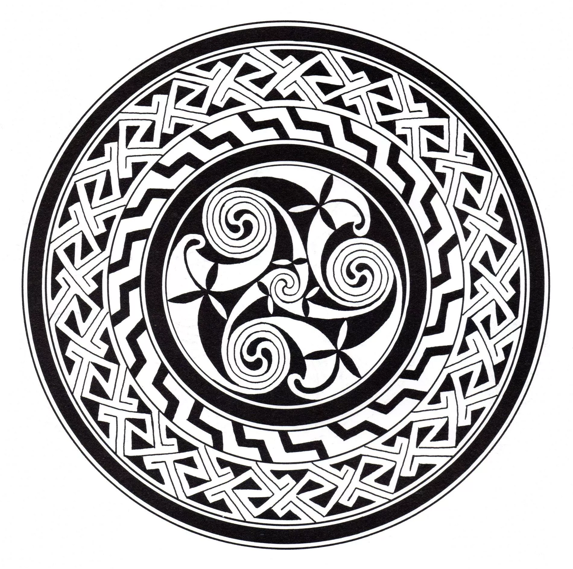 Magnífica mandala (Mandalas de Nível de Dificuldade : Normal)