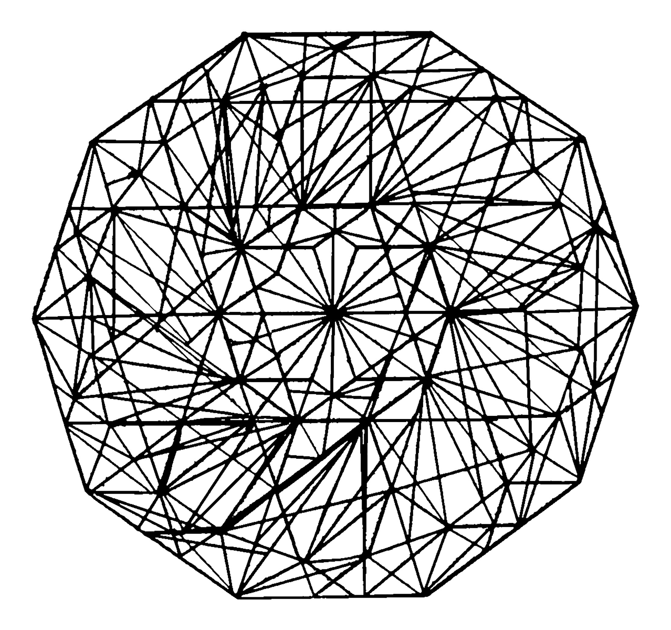 Facetas de mandala (Mandalas de Nível de Dificuldade : Normal)