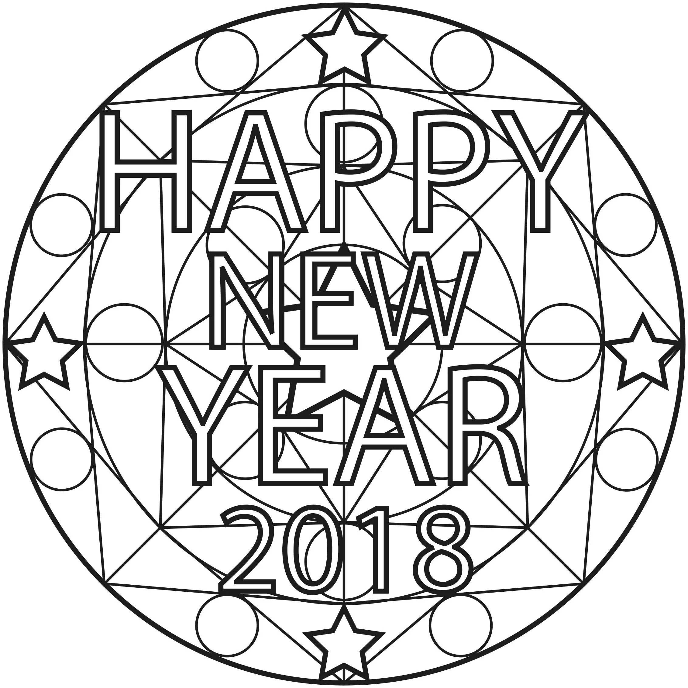 Mandala de Ano Novo (Mandalas de Nível de Dificuldade : Normal)