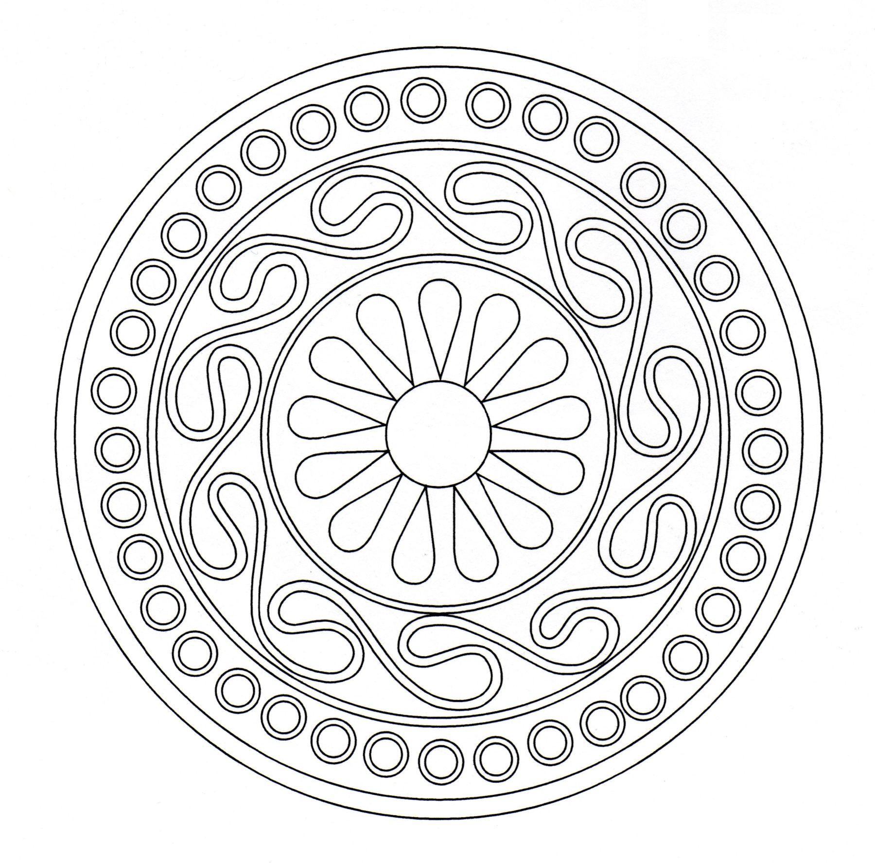 Mandala regular (Mandalas de Nível de Dificuldade : Normal)