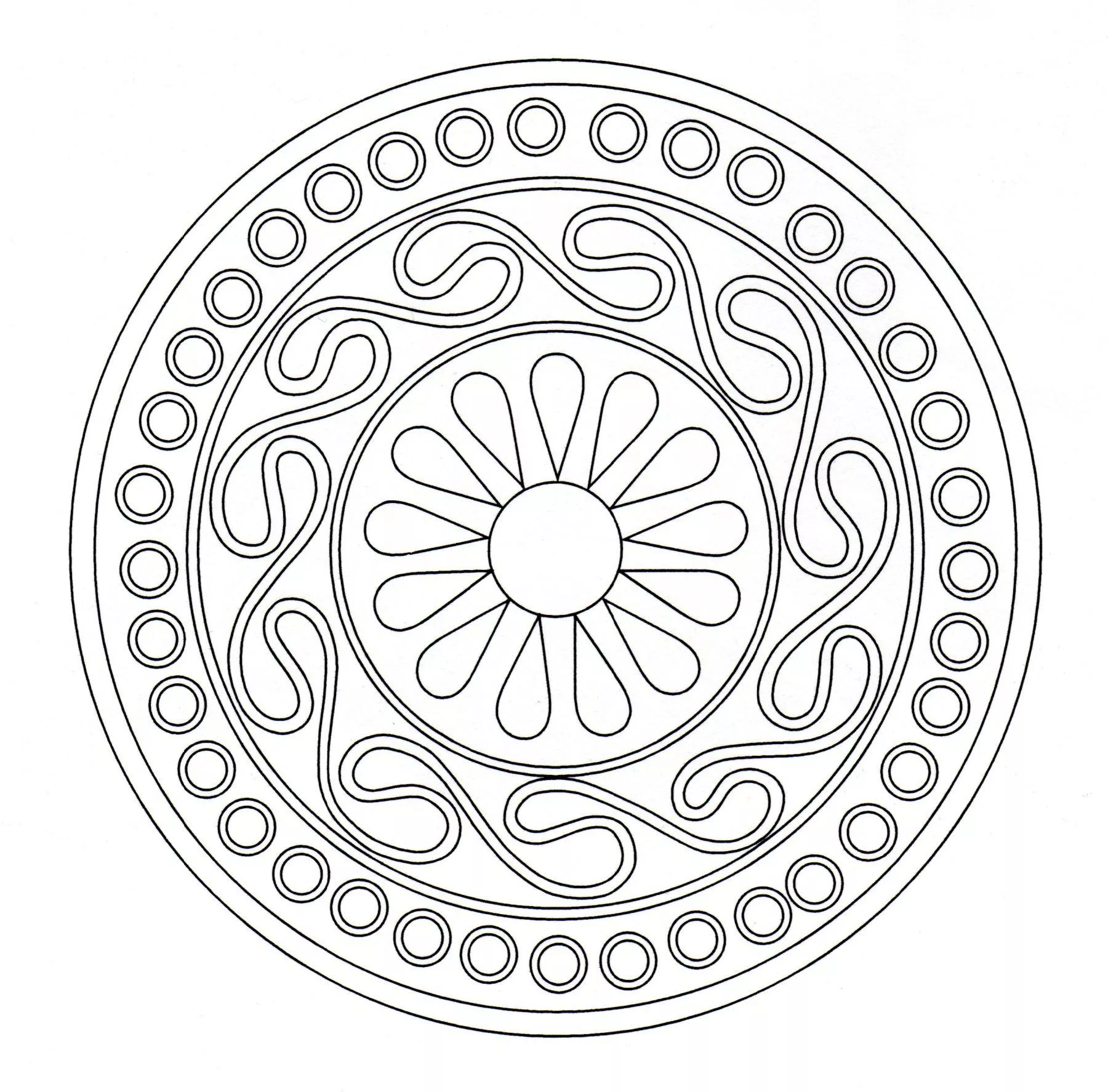 Mandala regular (Mandalas de Nível de Dificuldade : Normal)