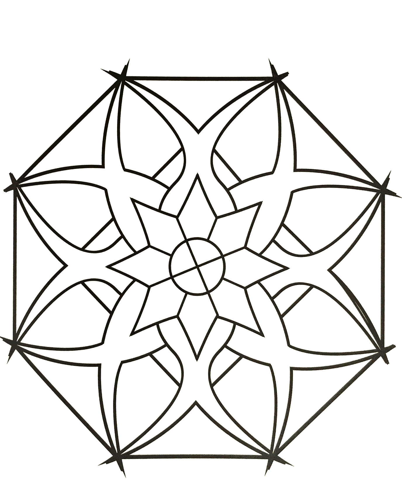 Mandalas-a-imprimer-gratuit (69) (Mandalas de Nível de Dificuldade : Normal)