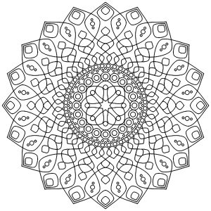 Mandala calmante e desestressante