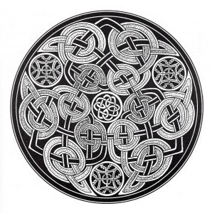Mandala De Fundo Preto