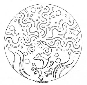 Mandala De Golfinhos Grátis