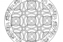 mandala-a-colorier-gratuit-a-imprimer (9) (Mandalas de Nível de Dificuldade : Normal)