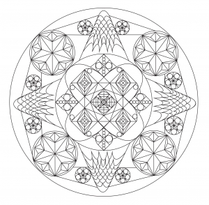 Abstrato Mandala Por Allan