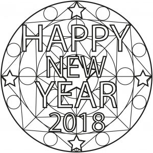 Mandala de Ano Novo (Mandalas de Nível de Dificuldade : Normal)