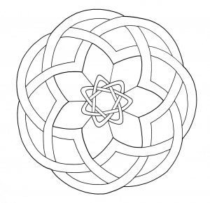 Magnífica mandala (Mandalas de Nível de Dificuldade : Normal)