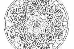 mandala-a-colorier-gratuit-a-imprimer (7) (Mandalas de Nível de Dificuldade : Normal)
