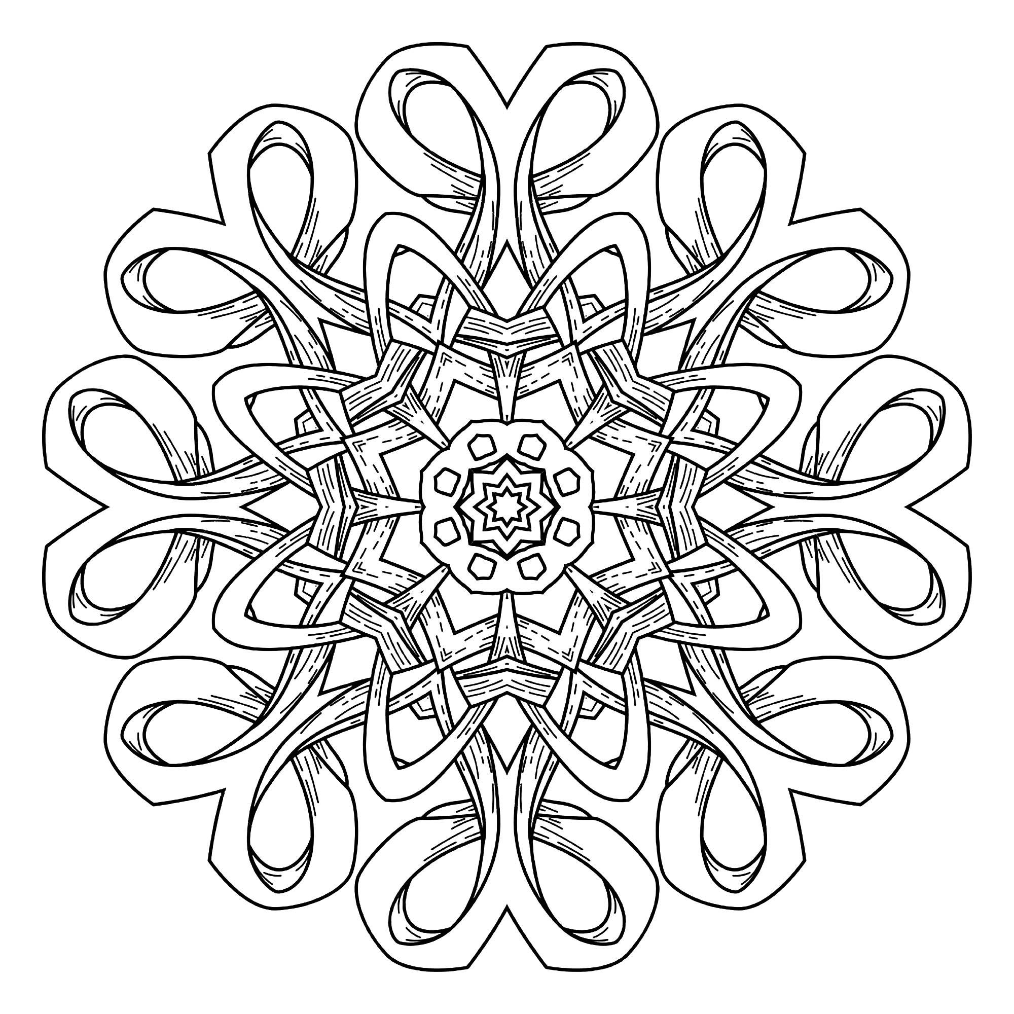 Mandala-geometrica-abstrait-6 (Mandalas temáticas : Padrões geométricos)