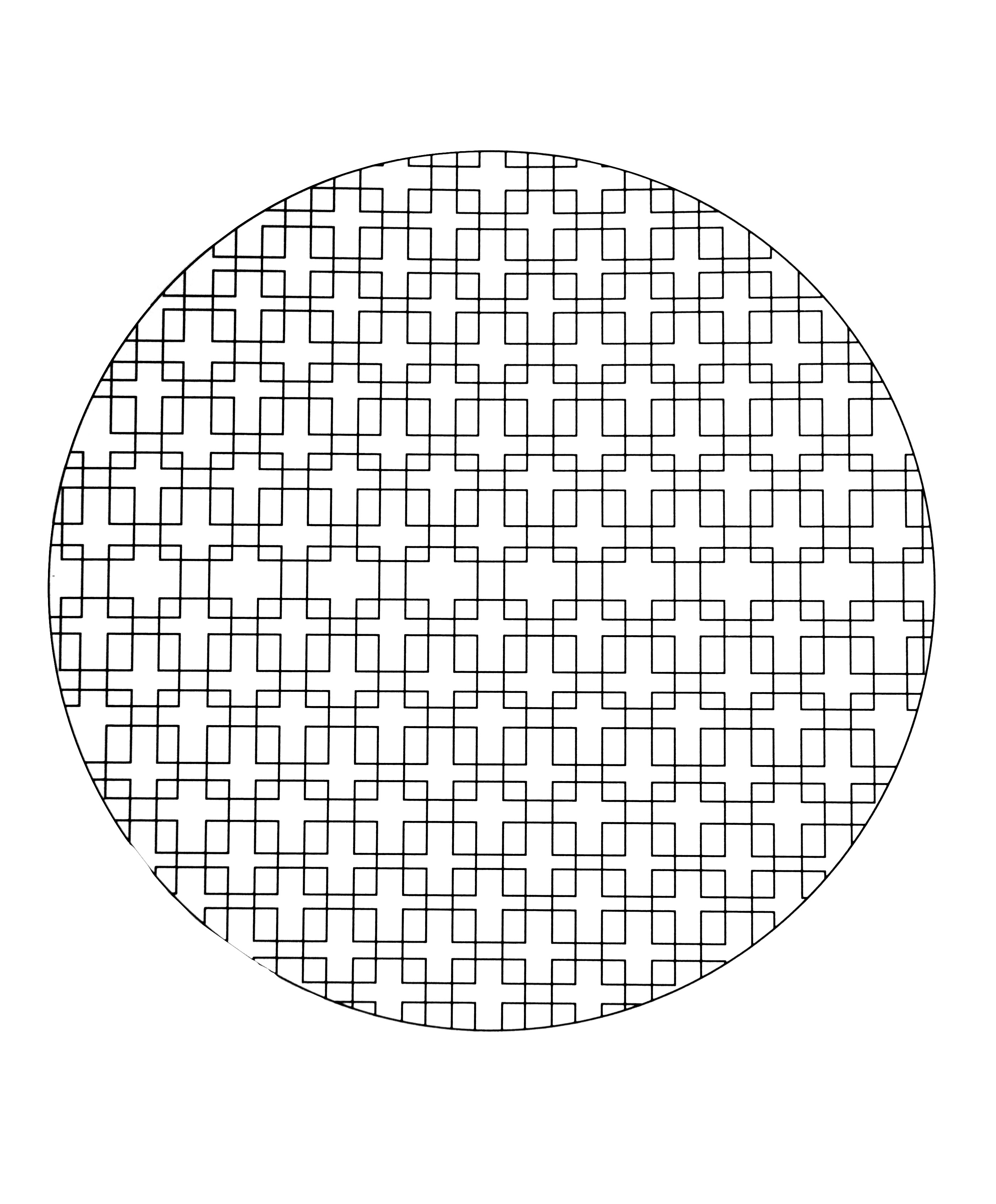 Mandala com padrões geométricos - 13