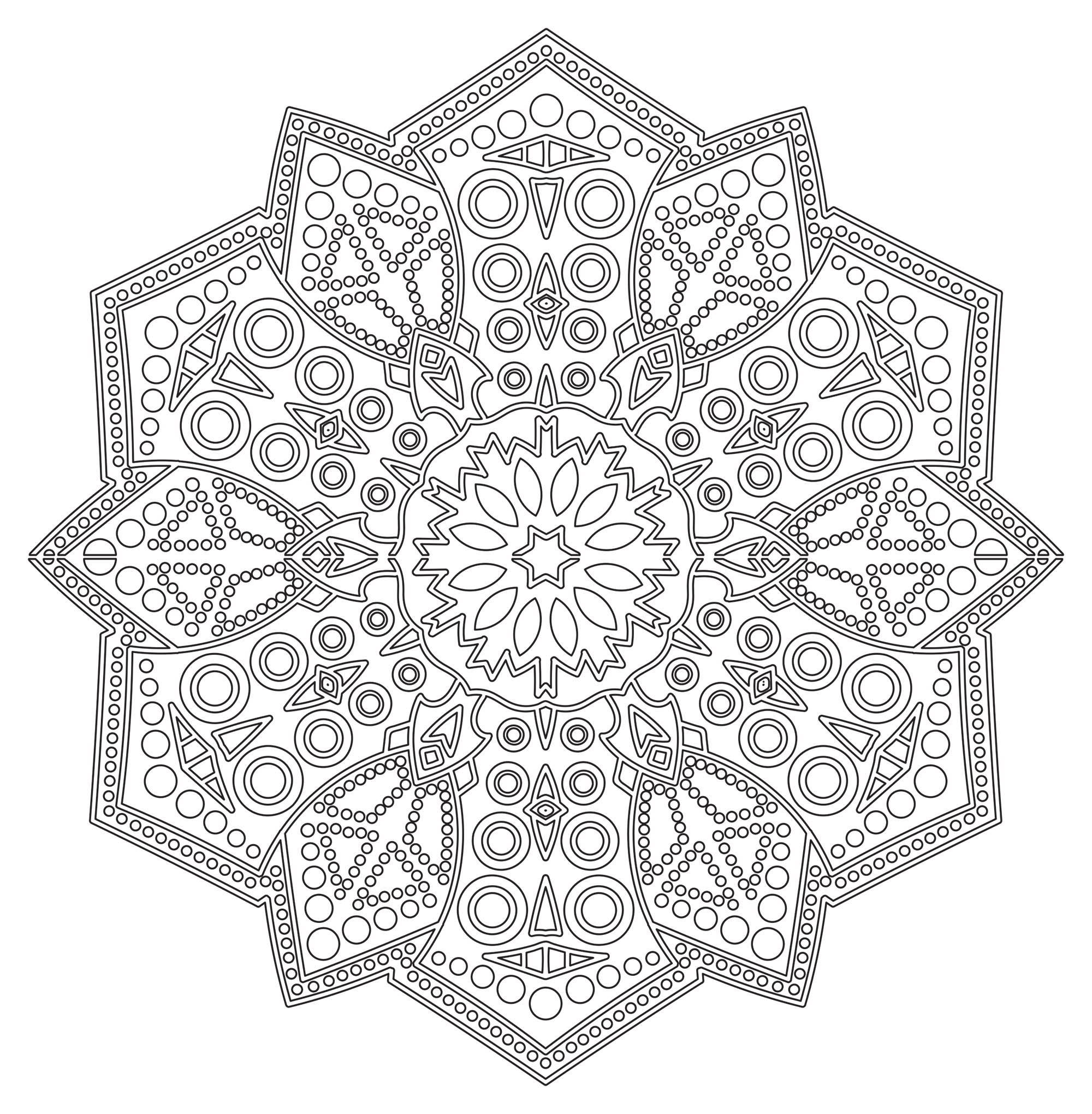 Mandala anti-stress "dentelles" (Mandalas temáticas : Padrões geométricos) Mandala anti-stress "dentelles" (Mandalas temáticas : Padrões geométricos)