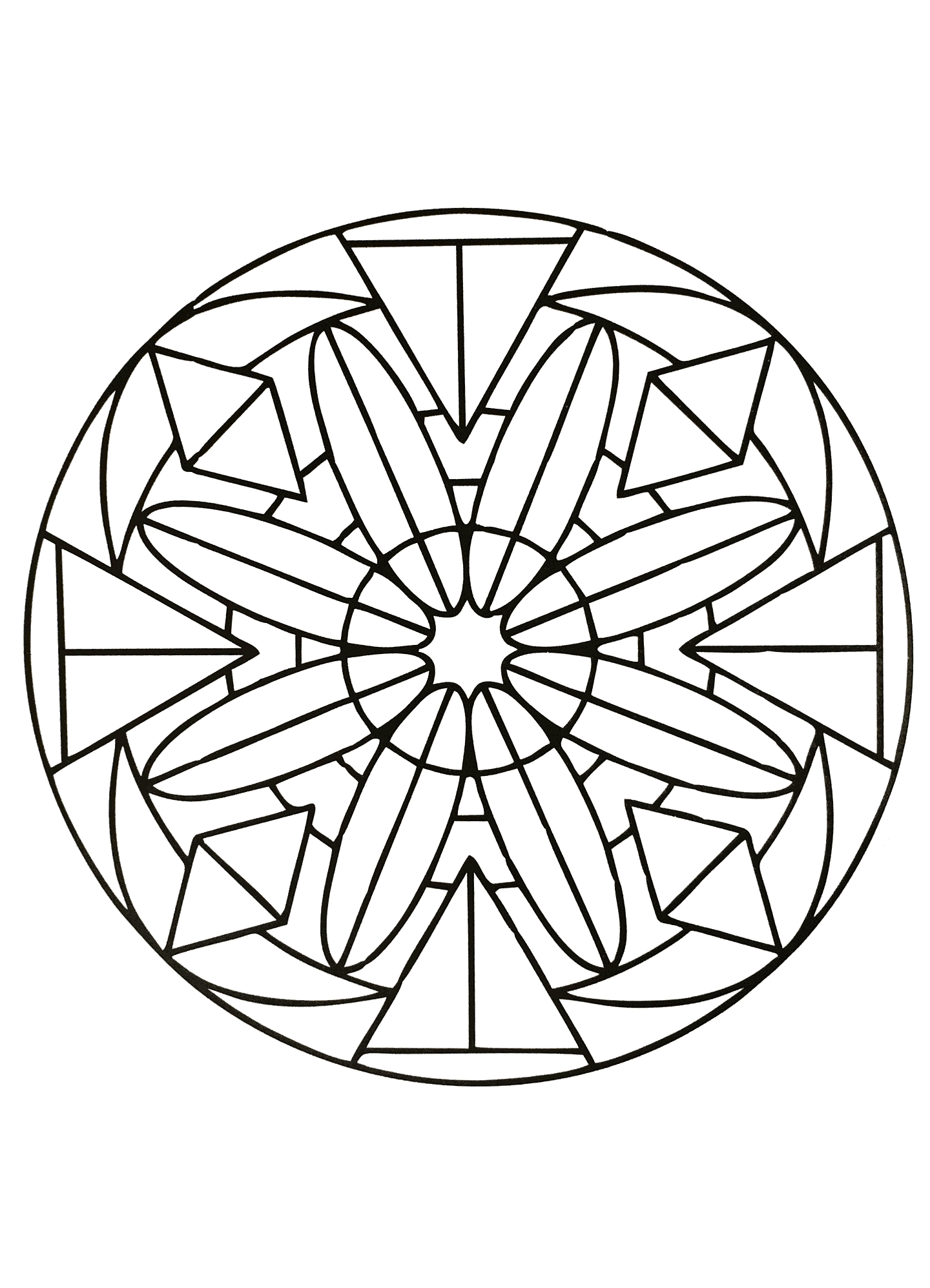 Mandala com padrões geométricos para imprimir (42) (Mandalas temáticas : Padrões geométricos) Mandala com padrões geométricos para imprimir (42) (Mandalas temáticas : Padrões geométricos)